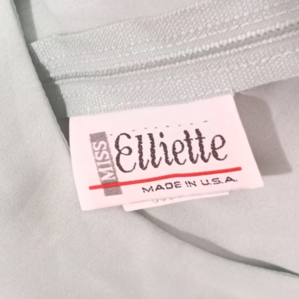 Vtg. Miss Elliette Maxi Dress 14 - Picture 7 of 9